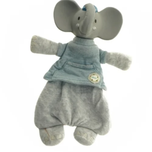 Gråt elefant plys legetøj