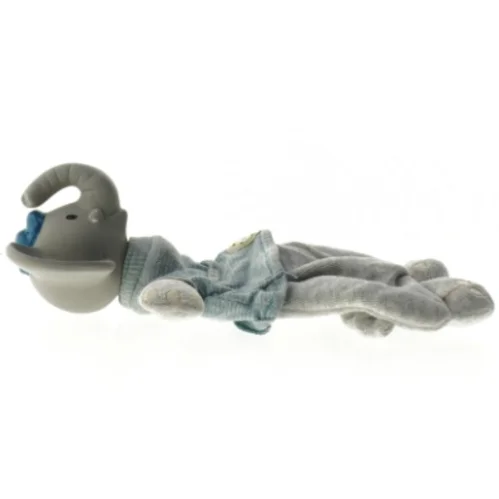 Gråt elefant plys legetøj