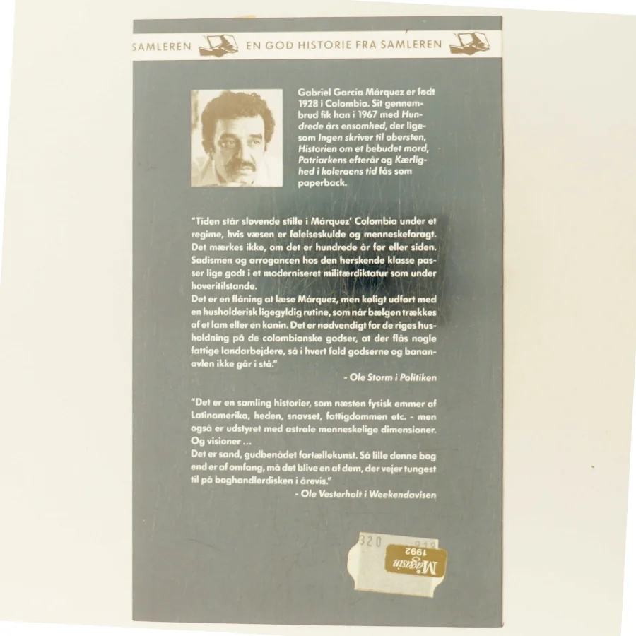 Mamá Grandes Begravelse af Gabriel García Márquez (Bog)