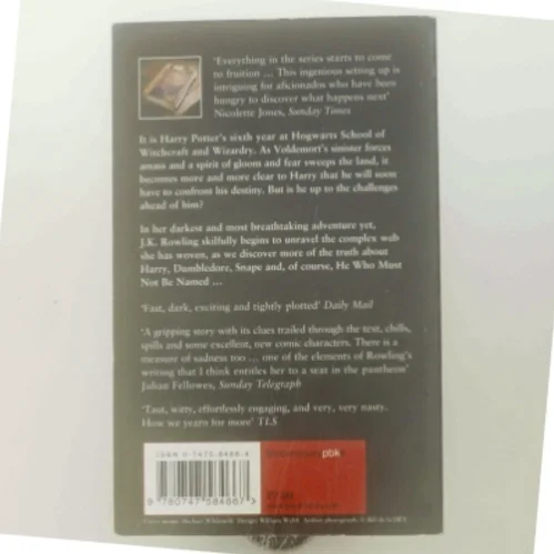 Harry Potter half-blood prince af J. K. Rowling (Bog)