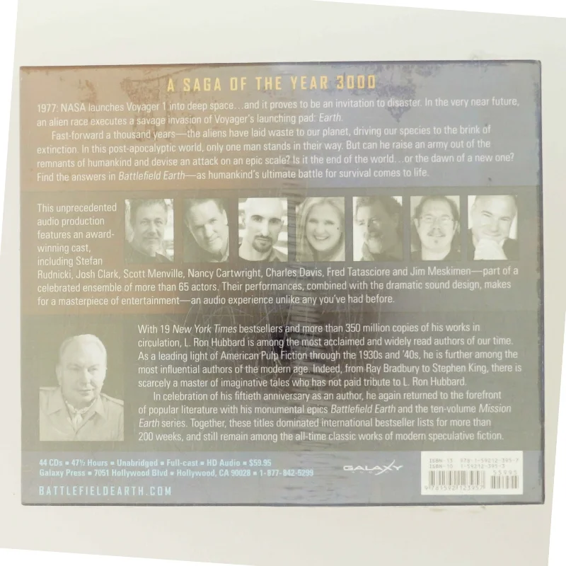 Battlefield Earth: A Saga of the Year 3000 med Stefan Rudnicki (DVD)