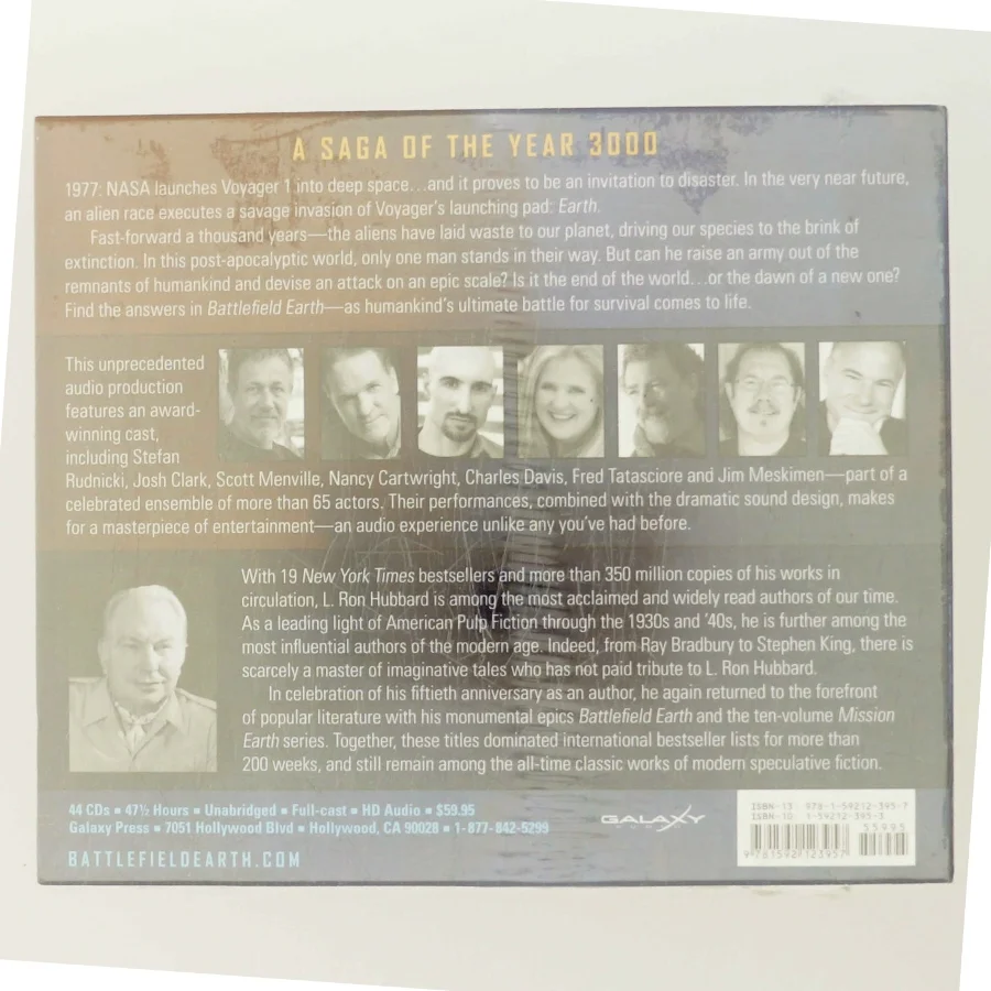 Battlefield Earth: A Saga of the Year 3000 med Stefan Rudnicki (DVD)
