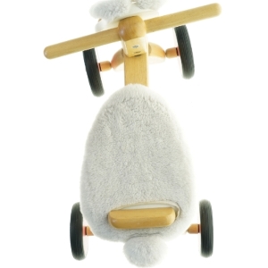 Trægyngehest på hjul (str. 45 cm)