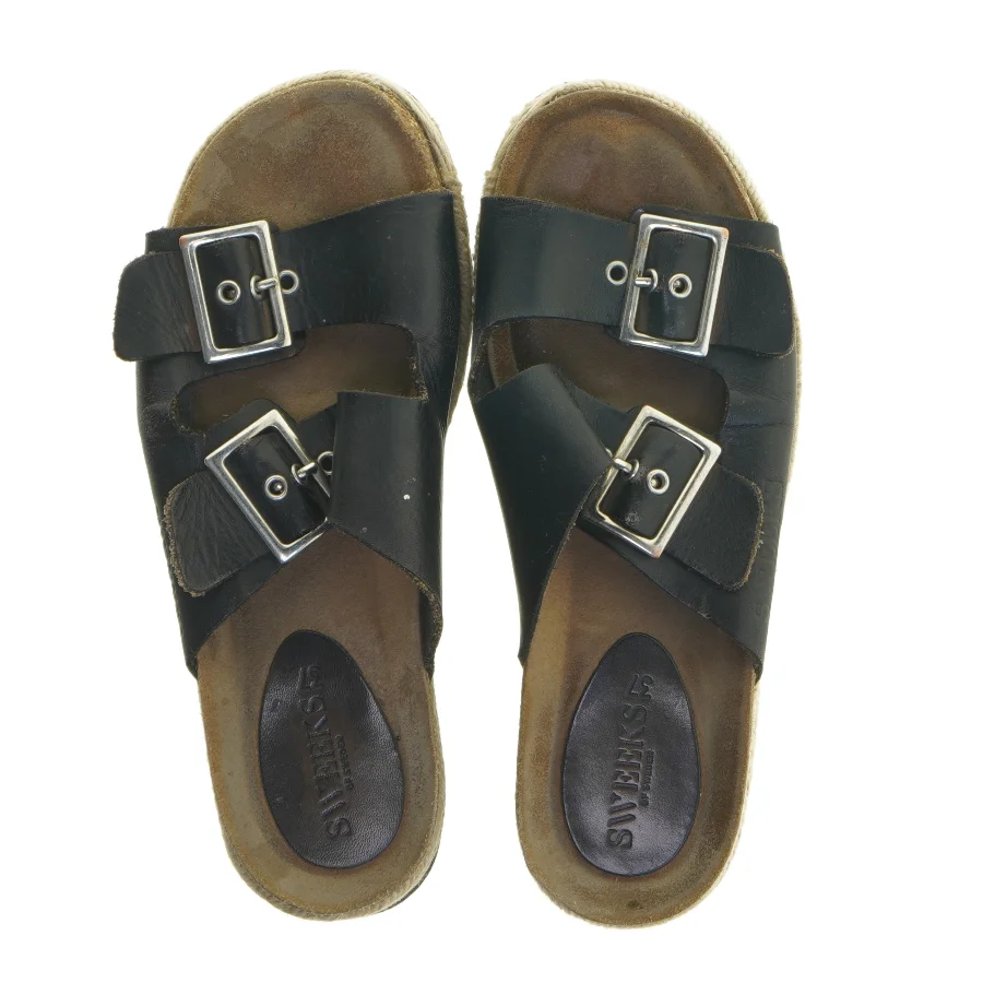 Sweeks Platform sandaler med spænder fra Swedish Shoes (str. 37 )