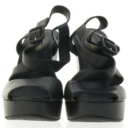 Sorte kilesandaler fra Minelli (str. 38)