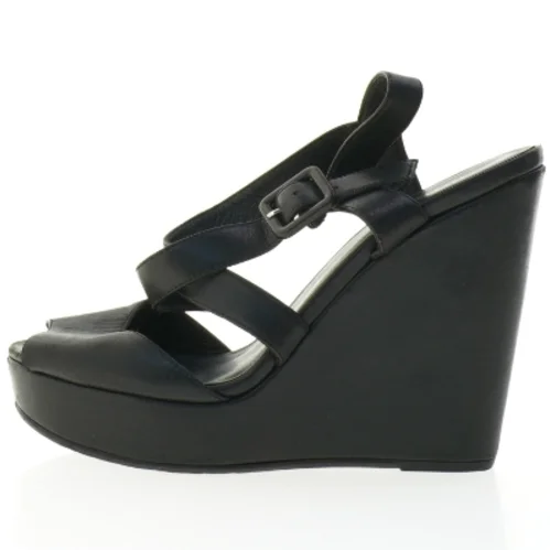 Sorte kilesandaler fra Minelli (str. 38)