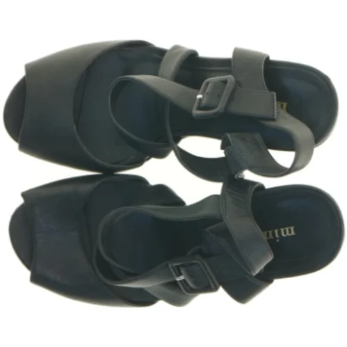 Sorte kilesandaler fra Minelli (str. 38)