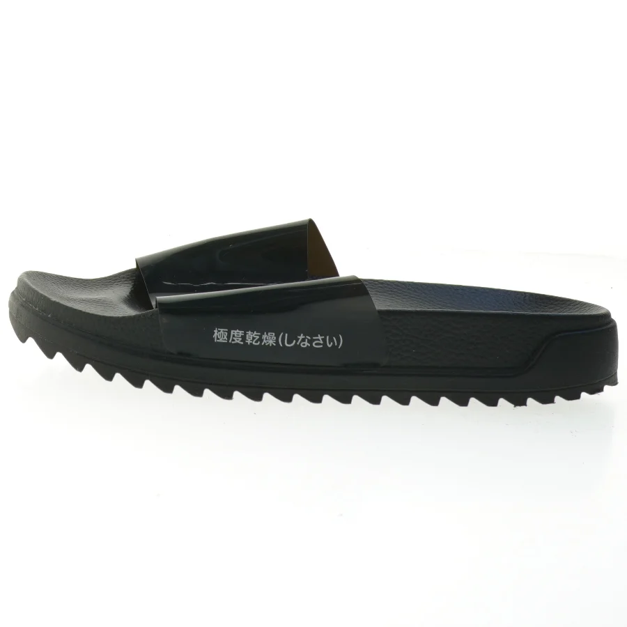 SuperDry Sorte sandaler med glat overdel (str. Længde, 28 cm)