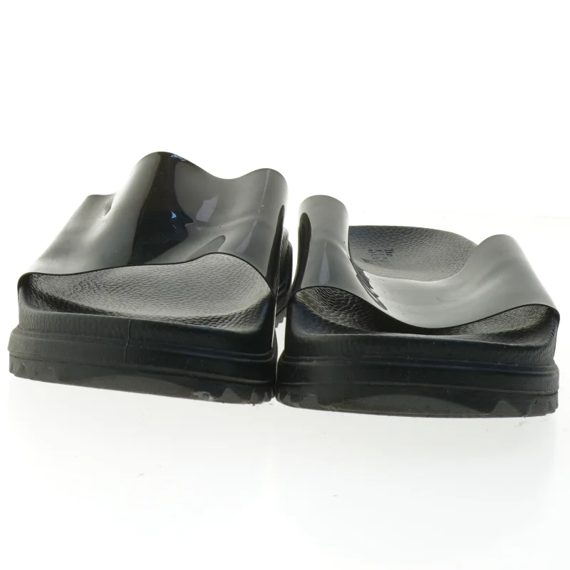 SuperDry Sorte sandaler med glat overdel (str. Længde, 28 cm)