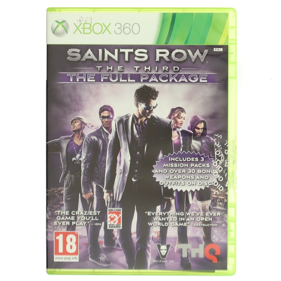 Saints Row: The Third Xbox 360 spil fra THQ