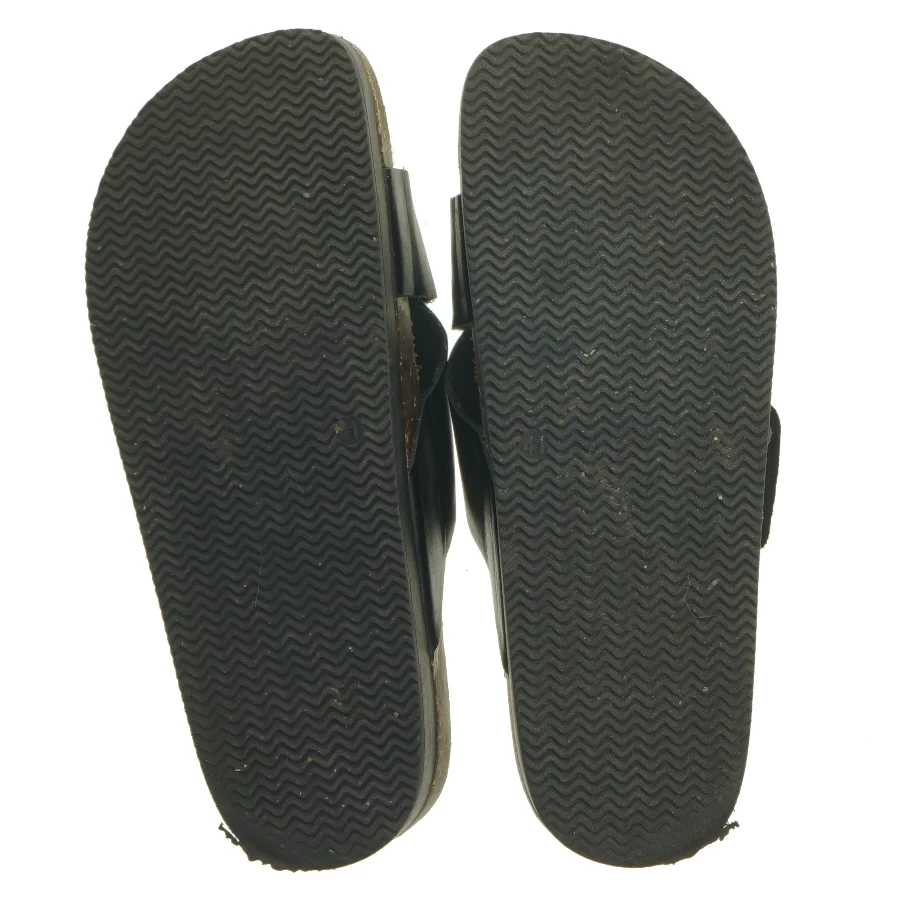 Sort damesandal med korksål fra Catwalk (str. 41 )