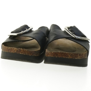 Sort damesandal med korksål fra Catwalk (str. 41 )