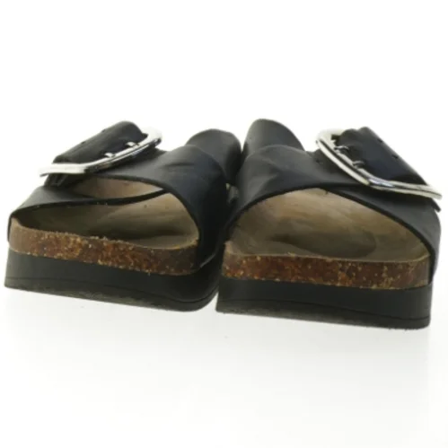 Sort damesandal med korksål fra Catwalk (str. 41 )