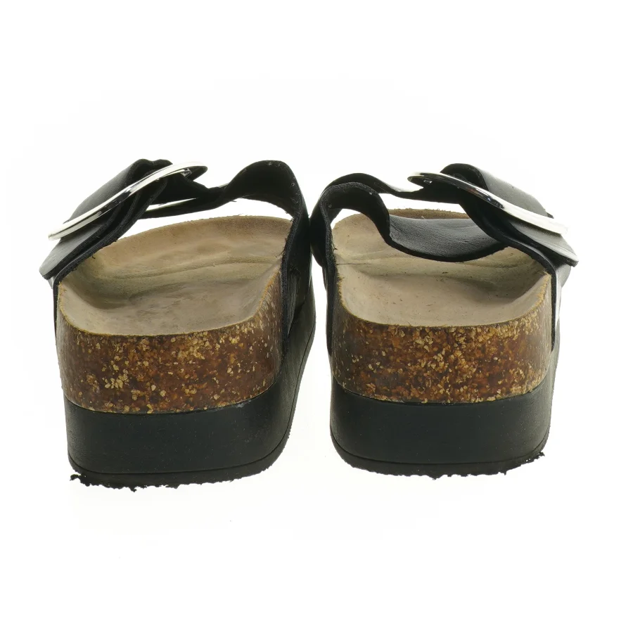 Sort damesandal med korksål fra Catwalk (str. 41 )