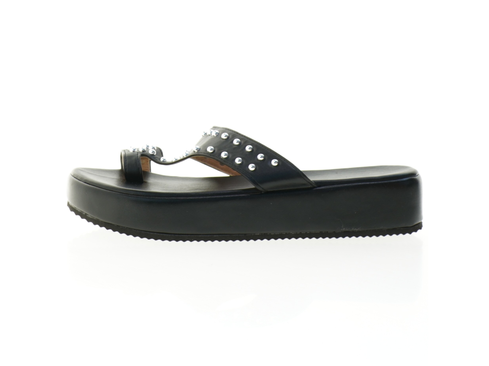 Sorte sandaler med nitter (str. 42)