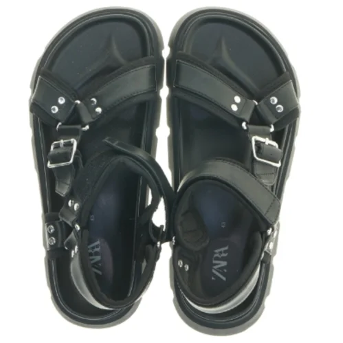 Sorte sandaler med fra Zara Man (str. 43 )