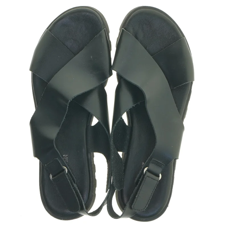 Læder sandaler i størrelse 42 (str. 42 )