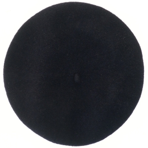 Sort beret fra Seeberger (str. Ø 27 cm)