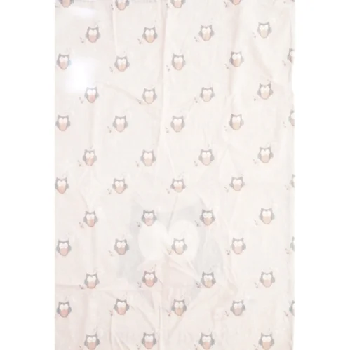 Sovesæt med uglemotiv (str. 94 x 62 cm 44 x 40 cm)