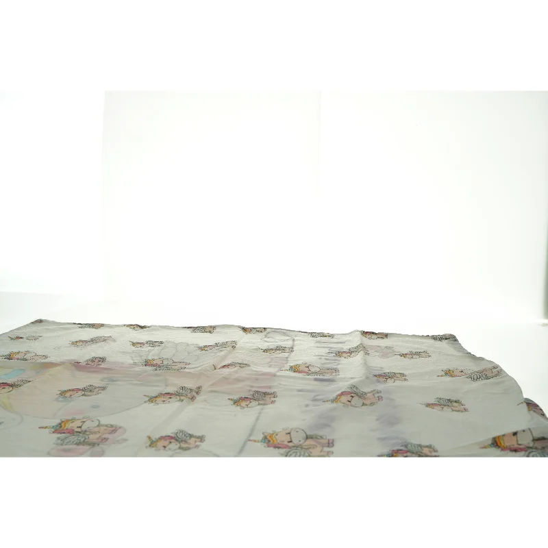 Barnesengelinned med enhjørning (str. 88 x 62 cm 42 x 37 cm)