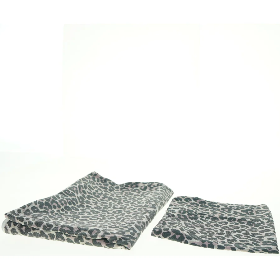 Leopardprint tørklæde (str. 66 x 95 44 x 40 cm)