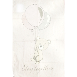 Børnesengetøj med dyremotiv (str. 60 x 95 44 x 40 cm)