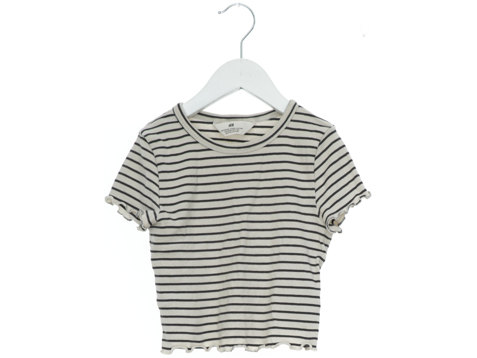 Stribet T-Shirt fra H&M (str. 140)