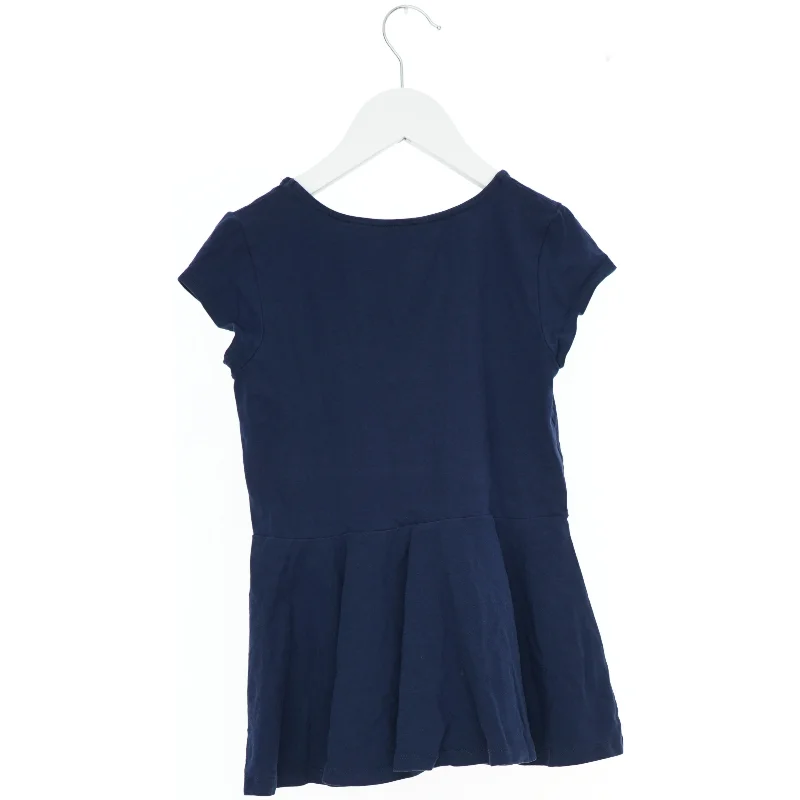 Blå kjole med paillet hjerte fra Lindex (str. 140)