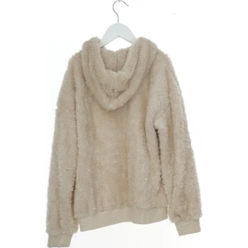 Fleece hættetrøje med lomme fra H&M (str. 140)