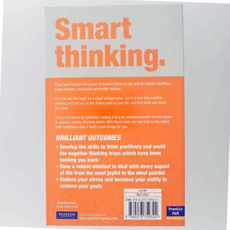 Selvhjælpsbog 'Brilliant Positive Thinking' fra Prentice Hall