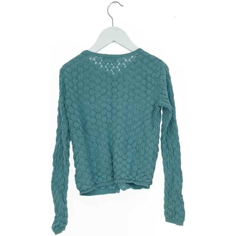 Turkis Cardigan med Mønster fra H&M (str. 128)