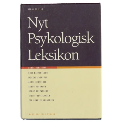 Nyt Psykologisk Leksikon fra Hans Reitzels Forlag