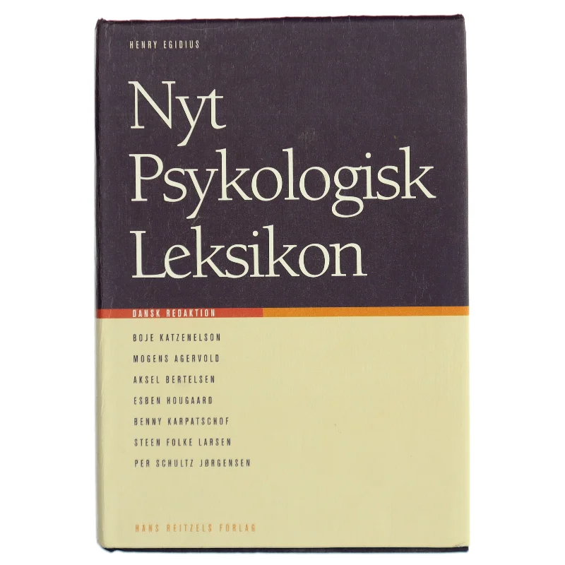 Nyt Psykologisk Leksikon fra Hans Reitzels Forlag