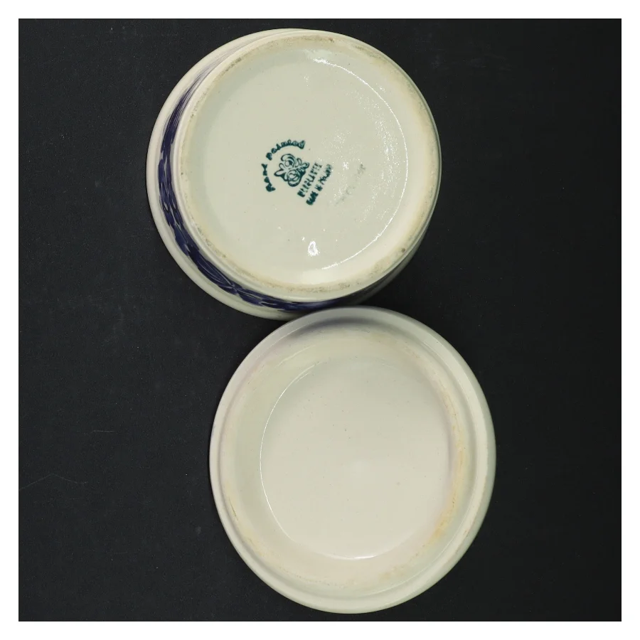 Sukkerskål med låg (str. Ø 12 cm)