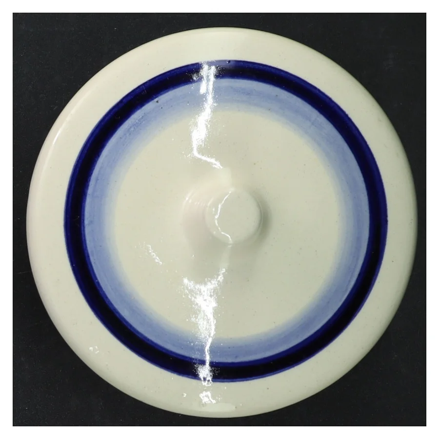 Sukkerskål med låg (str. Ø 12 cm)