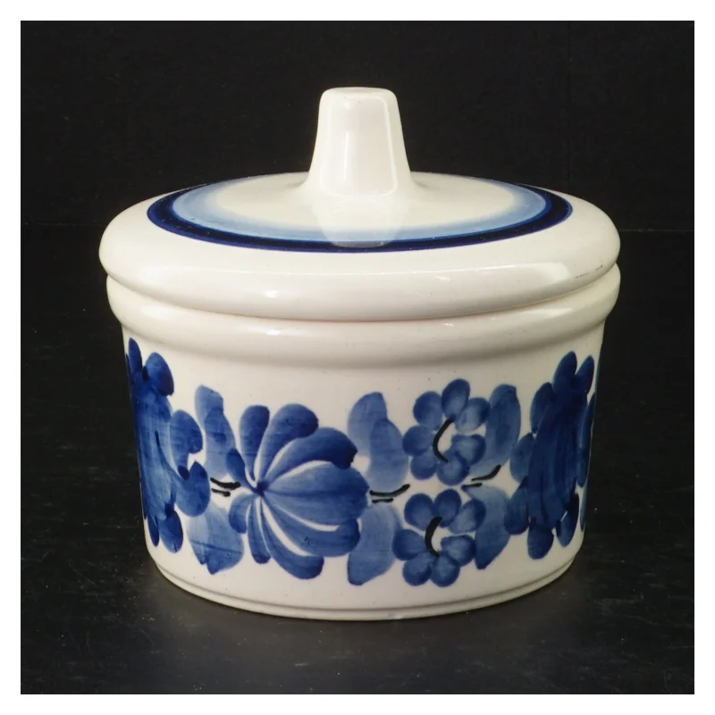 Sukkerskål med låg (str. Ø 12 cm)