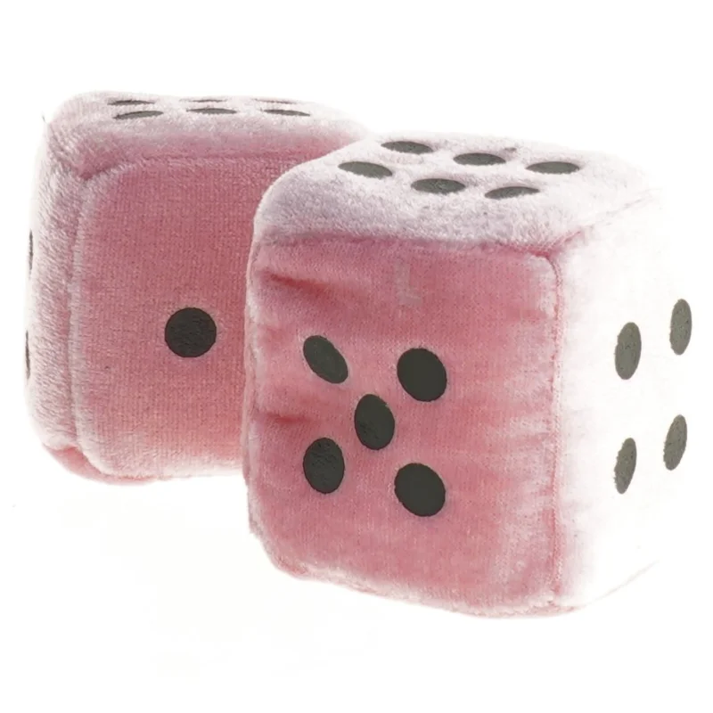 Stof-terninger (str. 7 x 7 x 7 cm)