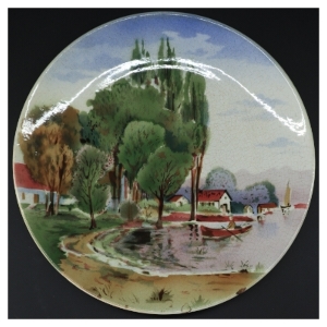 Dekorativ platte (str. Ø. 28 cm)