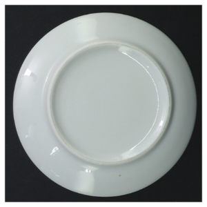 Hvide under tallerkener (str. Ø. 11 cm. 4 styk)