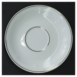 Hvide under tallerkener (str. Ø. 11 cm. 4 styk)