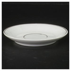 Hvide under tallerkener (str. Ø. 11 cm. 4 styk)