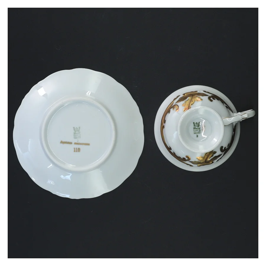 Porcelæns kaffekopper fra Wawel (str. Ø. 12 cm. ø. 8 cm)