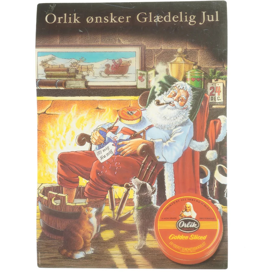 Reklame underlag for tobak (str. 42x60 cm)