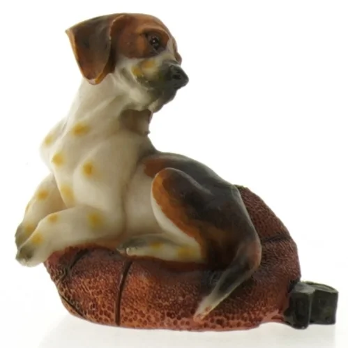 Figur af beagle (str. 8 x 8 cm)