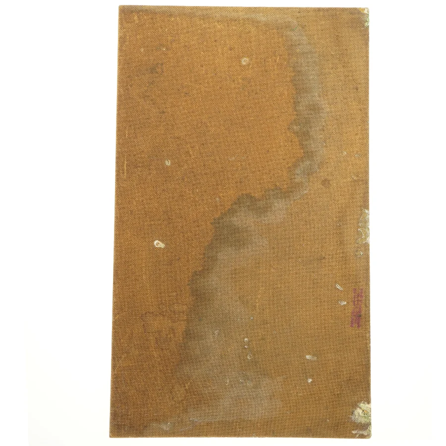 Maleri af ryttere på sne (str. 60x36 cm)