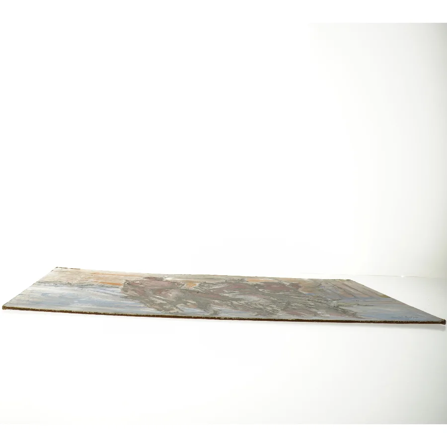 Maleri af ryttere på sne (str. 60x36 cm)