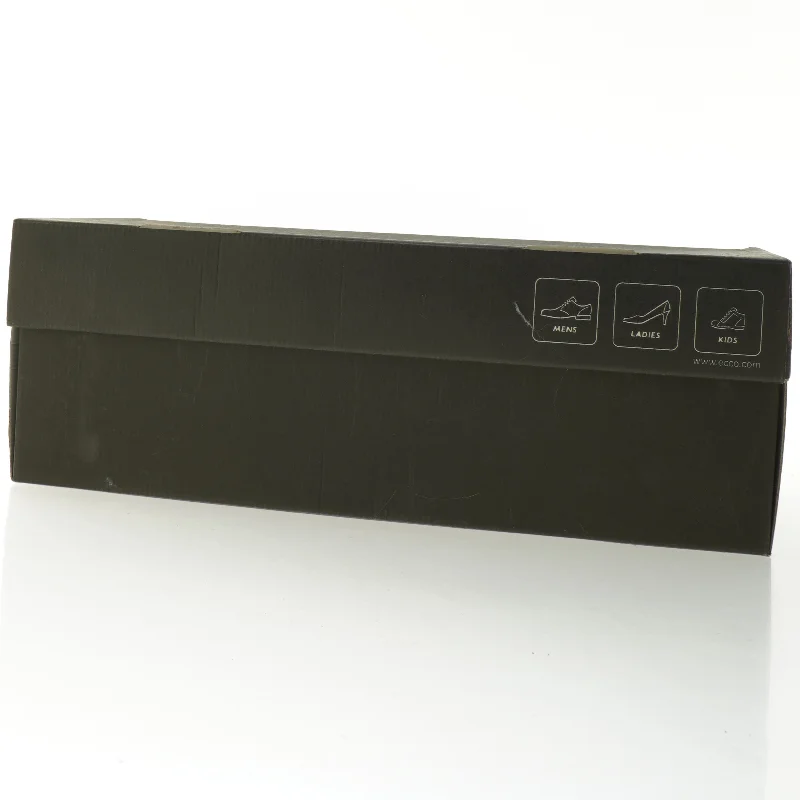 Sorte lædersko fra Ecco (str. 42)