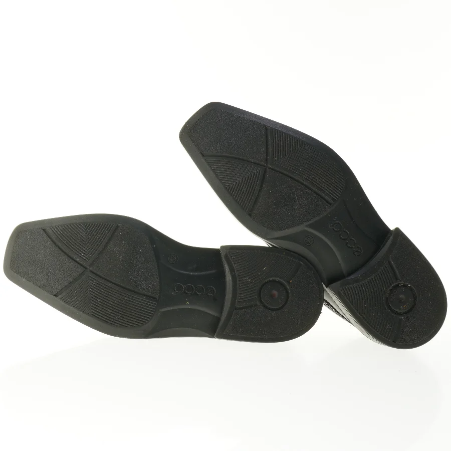 Sorte lædersko fra Ecco (str. 42)