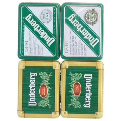 Underberg metalæsker fra Underberg (str. 12x9x11,5 cm)