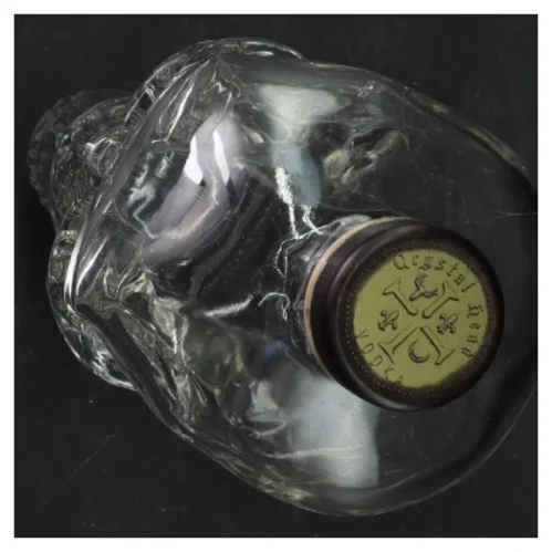 Glaskraniumflaske fra Crystal Head (str. 13 x 10 x 18 cm)